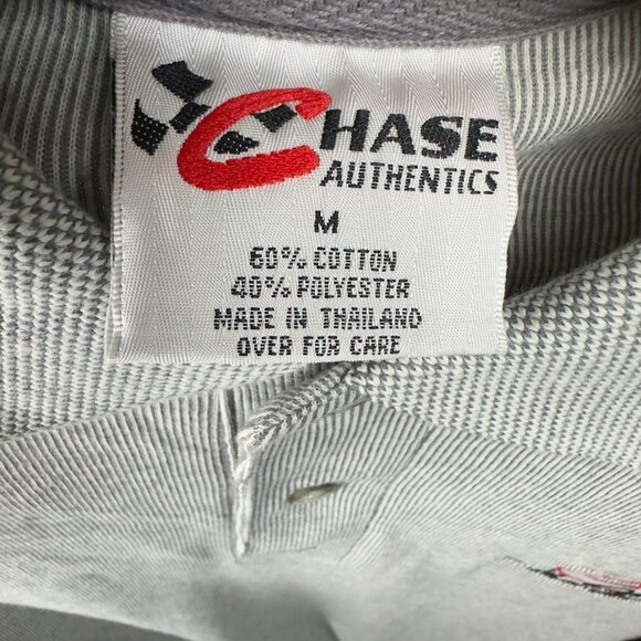 Vtg Dale Earnhardt SR #3 Polo Shirt Mens M Gray  Nascar Chase Authentics - Picture 6 of 9